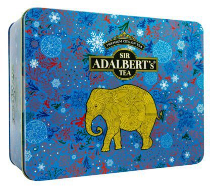 ADALBERT'S GIFT BOX NIEBIESKI - BLACK TEA EARL GREY GOLDEN SASZETKI 80X2G