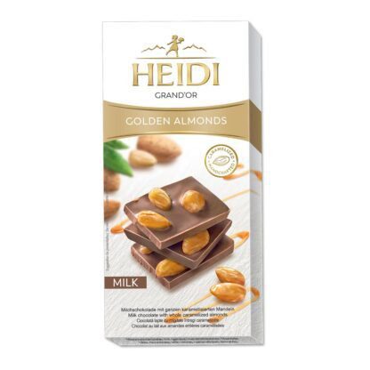 Czekolada Mleczna HEIDI MILK ALMONDS 100g - obrazek 2