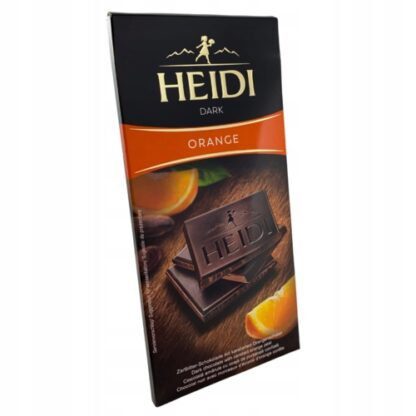 Czekolada Gorzka HEIDI DARK ORANGE 80G - obrazek 2
