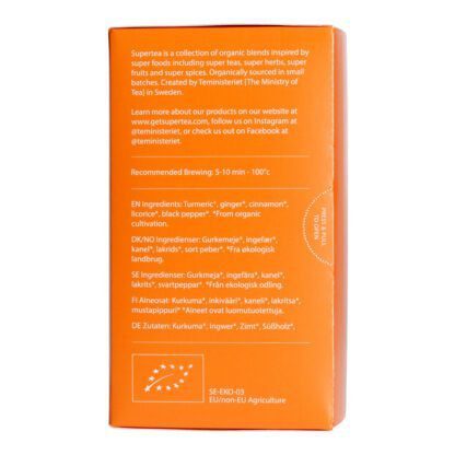 Teministeriet - Supertea Turmeric Ginger Organic - Herbata 20 Torebek - obrazek 2