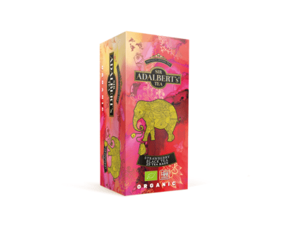 Adalbert's STRAWBERRY Black Tea ORGANIC - 25 x 2g saszetki