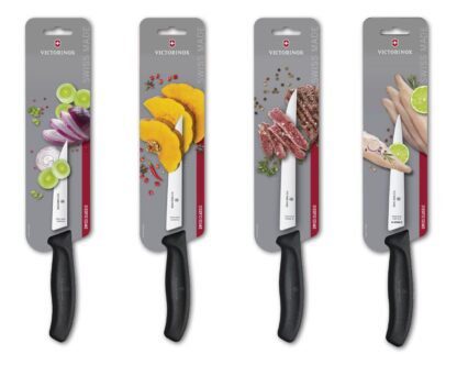 Nóż Victorinox Swiss Classic Czarny 6.8003.19B Ostrze Gładkie 19 cm - obrazek 4