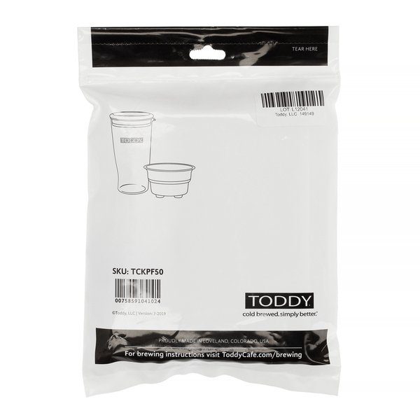 Toddy - Cold Brew Cupping Kit Paper Filters - 50 Filtrów - obrazek 2