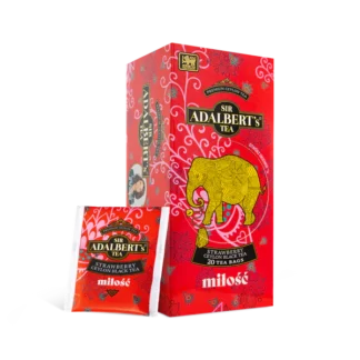 Adalbert's Tea Strawberry MIŁOŚĆ 20 Saszetek