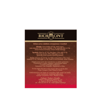 Richmont Black Chilli Chocolate 40 saszetek - obrazek 5