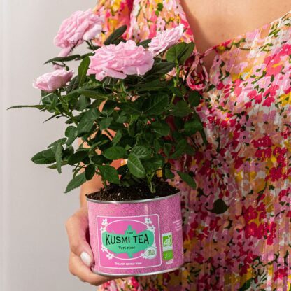 Kusmi Tea - Green Rose Bio - Herbata Sypana 100g - obrazek 3