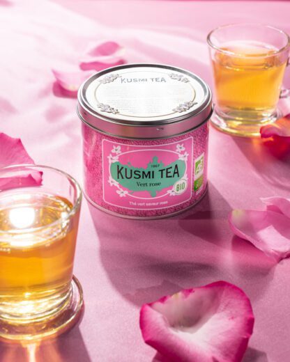 Kusmi Tea - Green Rose Bio - Herbata Sypana 100g - obrazek 4