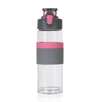 Butelka Szklana Casno Cross 500 ml Różowa