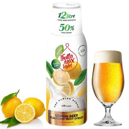 Syrop FruttaMax RADLER CYTRYNOWY Light 500 ml na 12 litrów - obrazek 2