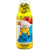 Frutta Max Minions Truskawka Light – syrop owocowy o smaku soczystej truskawki, bez dodatku cukru, słodzony stewią. Zawiera 60% owoców i pozwala na przygotowanie aż 12 litrów pysznego napoju. Opakowanie z grafiką Minionka z filmu "Despicable Me 4" sprawia, że jest to świetny wybór dla dzieci i fanów zabawnych postaci. Idealny do rozcieńczania z wodą oraz jako dodatek do koktajli i deserów.