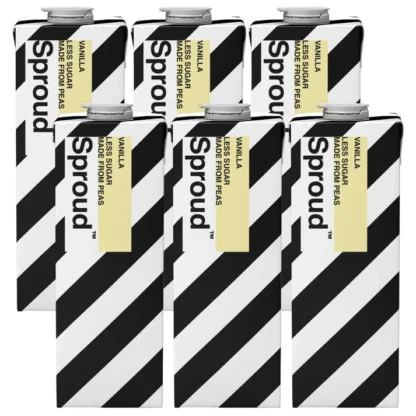 Sproud - Napój Roślinny Vanilla z Żółtego Grochu - 6 x 1L