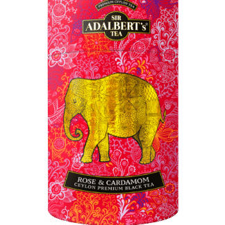 Adalbert's Tea ROSE & CARDAMOM Ceylon Premium Black Tea 100g