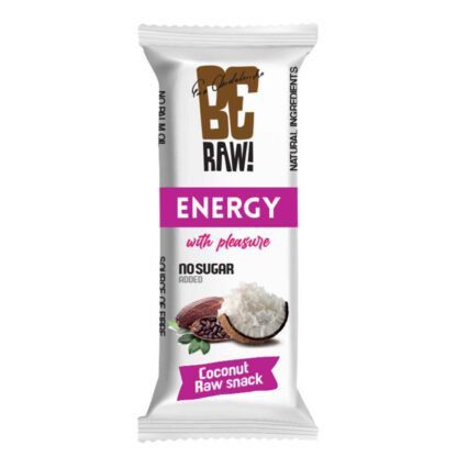 BeRAW! Energy Baton Energetyczny Coconut Surowe Kakao Kokos 40 g