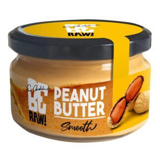BeRAW! Peanut Butter Krem Orzechowy Smooth Gładkie 100% Orzechów 190 g