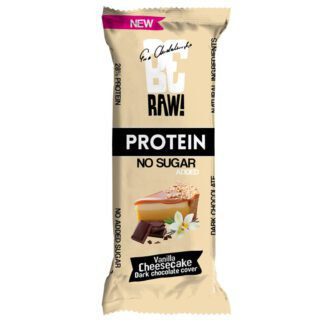 BeRAW! Protein Baton Proteinowy 28% Biała Vanilla Cheesecake Sernik Waniliowy 40 g