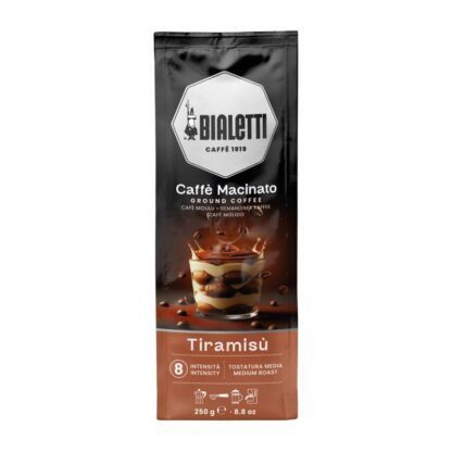 Bialetti - Caffe Macinato Tiramisu Espresso - Kawa Mielona 250g - obrazek 2