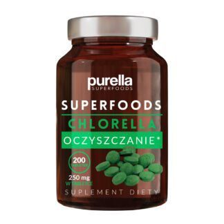 Purella Superfoods Oczyszczanie Chlorella Suplement Diety 200 Kapsułek