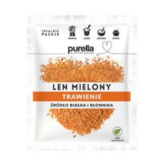 Purella Superfoods Len Mielony Odtłuszczony 180 g