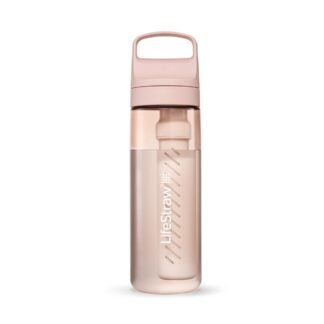 LifeStraw Go 2.0 Butelka Na Wodę z Filtrem Membranowo-Węglowym 650 ml Różowa