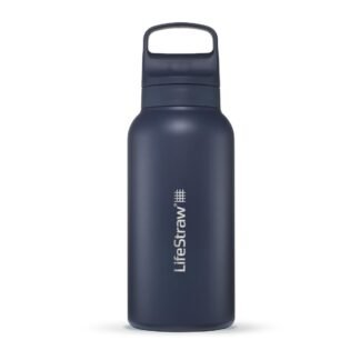 LifeStraw Go 2.0 Termiczna Butelka z Filtrem Membranowo-Węglowym 1 L Granatowa