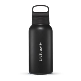 LifeStraw Go 2.0 Termiczna Butelka z Filtrem Membranowo-Węglowym 1 L Czarna