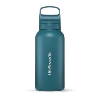 LifeStraw Go 2.0 Termiczna Butelka z Filtrem Membranowo-Węglowym 1 L Laguna Teal