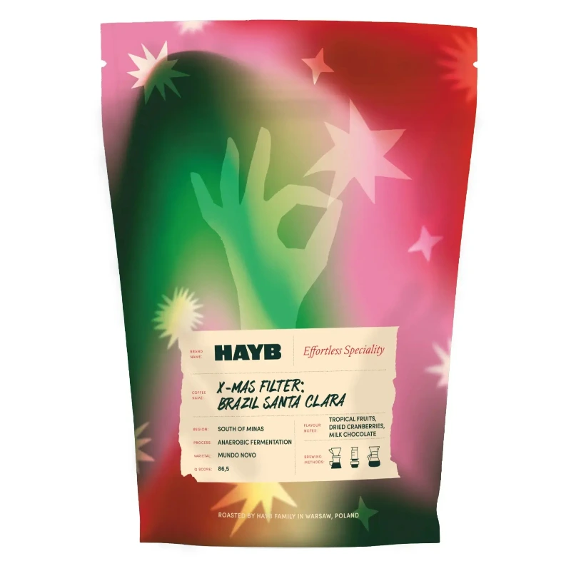 HAYB X-mas Brazil Santa Clara Anaerobic Natural Filter 250 g